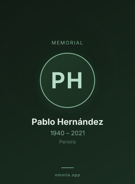 Memorial portrait of Pablo Hernández