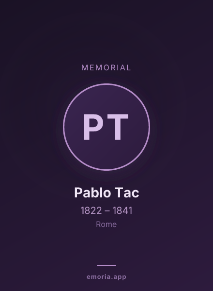 Memorial portrait of Pablo Tac