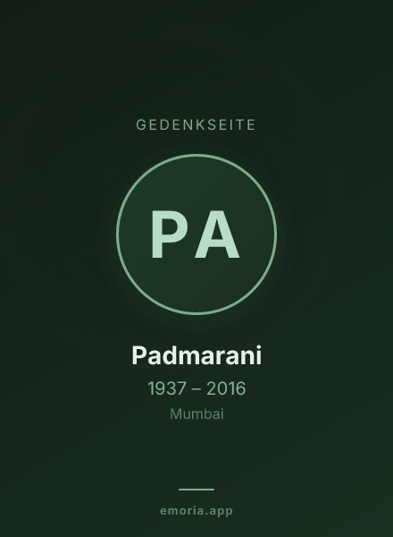 Gedenkportrait von Padmarani