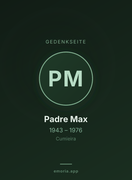 Gedenkportrait von Padre Max
