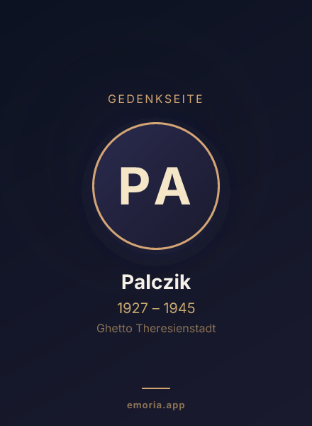 Gedenkportrait von Palczik