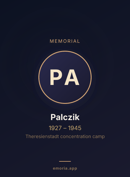 Memorial portrait of Palczik