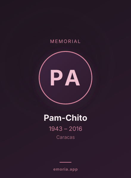 Memorial portrait of Pam-Chito