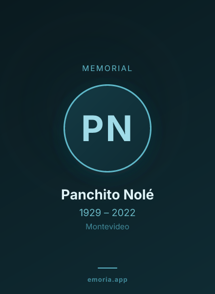 Memorial portrait of Panchito Nolé