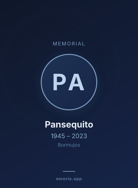 Memorial portrait of Pansequito
