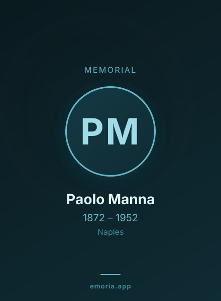 Memorial portrait of Paolo Manna