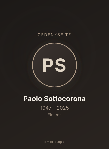 Gedenkportrait von Paolo Sottocorona