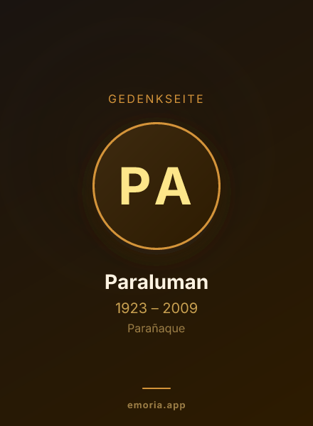 Gedenkportrait von Paraluman