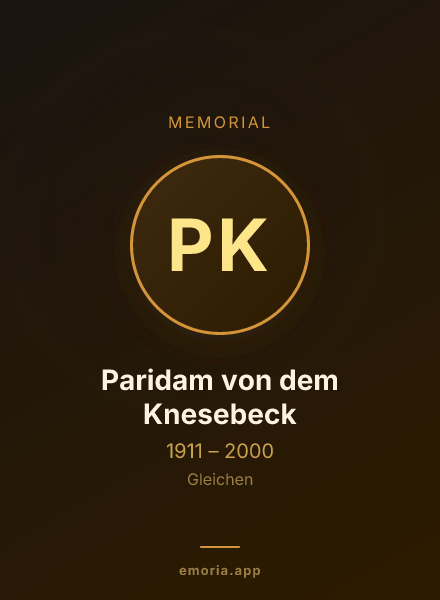 Memorial portrait of Paridam von dem Knesebeck