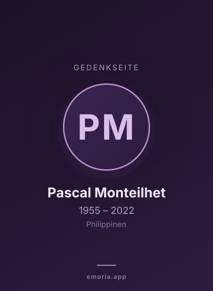 Gedenkportrait von Pascal Monteilhet