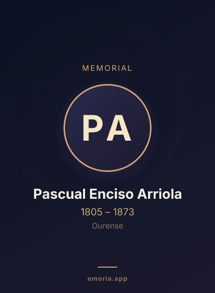 Memorial portrait of Pascual Enciso Arriola