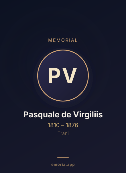 Memorial portrait of Pasquale de Virgiliis