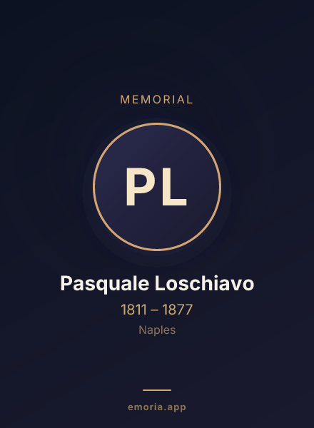 Memorial portrait of Pasquale Loschiavo