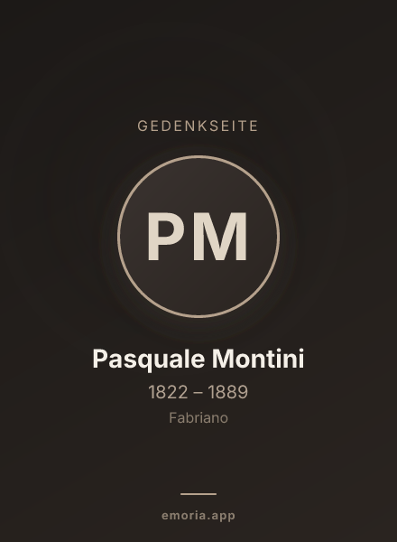 Gedenkportrait von Pasquale Montini