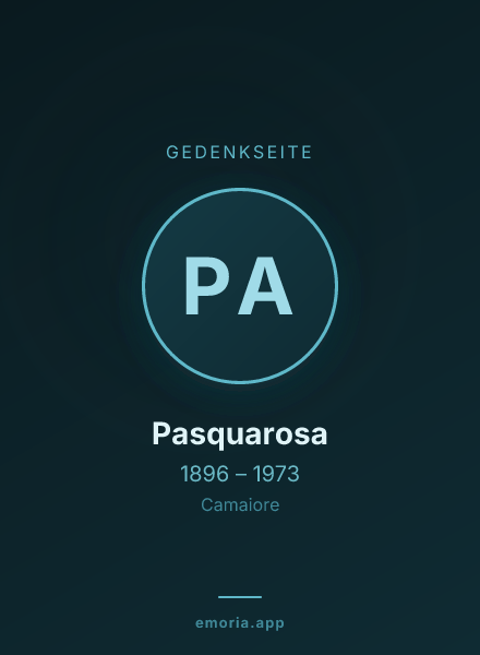 Gedenkportrait von Pasquarosa