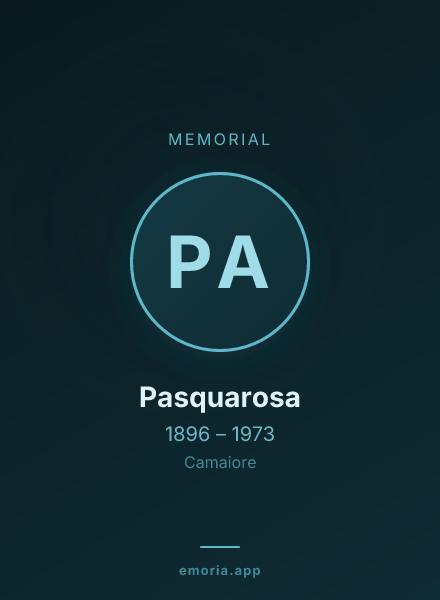 Memorial portrait of Pasquarosa