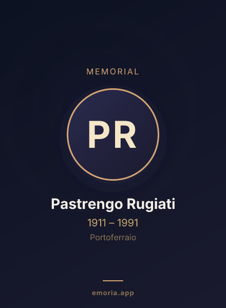 Memorial portrait of Pastrengo Rugiati