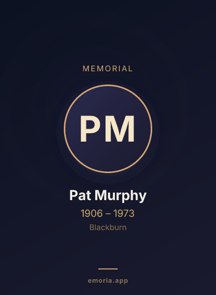 Memorial portrait of Pat Murphy
