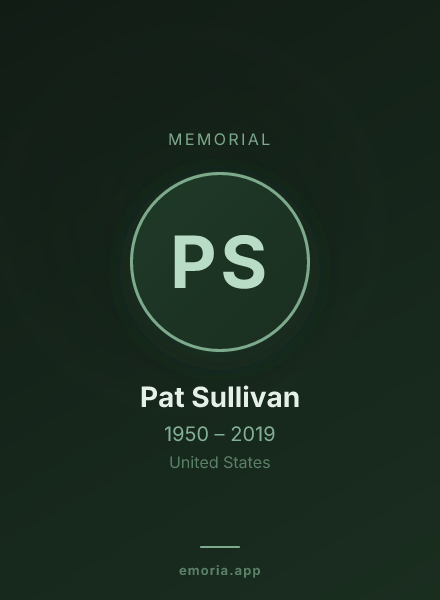 Memorial portrait of Pat Sullivan