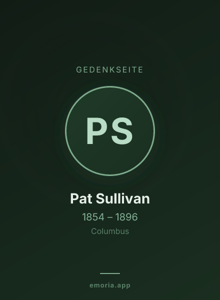Gedenkportrait von Pat Sullivan