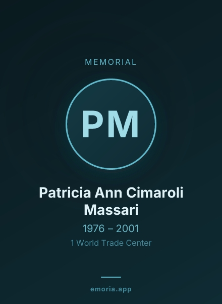 Memorial portrait of Patricia Ann Cimaroli Massari