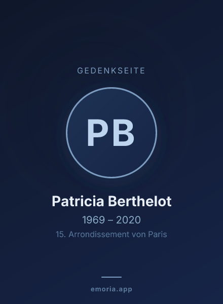 Gedenkportrait von Patricia Berthelot