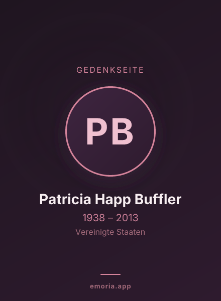 Gedenkportrait von Patricia Happ Buffler