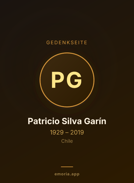 Gedenkportrait von Patricio Silva Garín