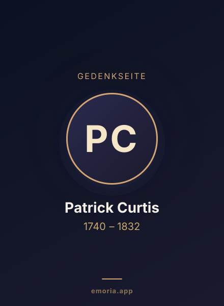 Gedenkportrait von Patrick Curtis