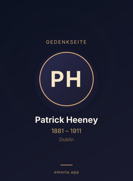 Gedenkportrait von Patrick Heeney