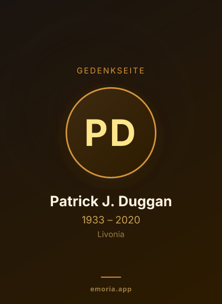 Gedenkportrait von Patrick J. Duggan