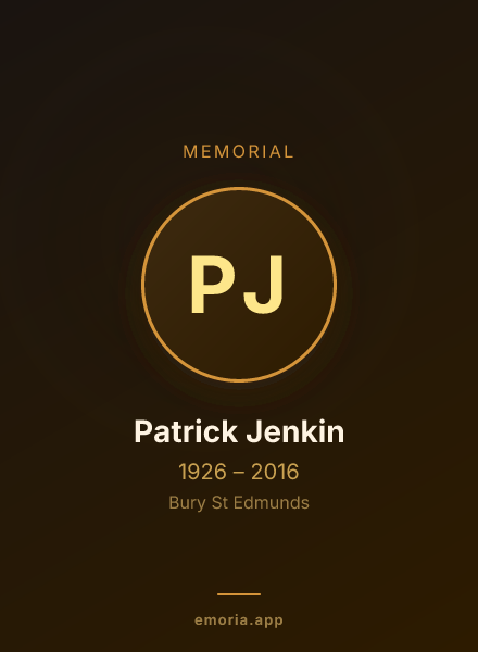 Memorial portrait of Patrick Jenkin