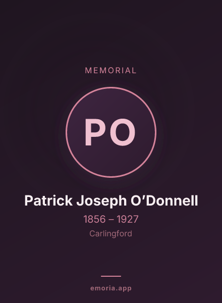 Memorial portrait of Patrick Joseph O’Donnell