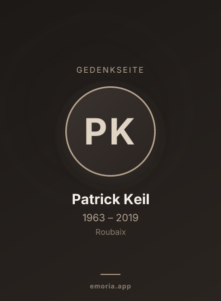 Gedenkportrait von Patrick Keil