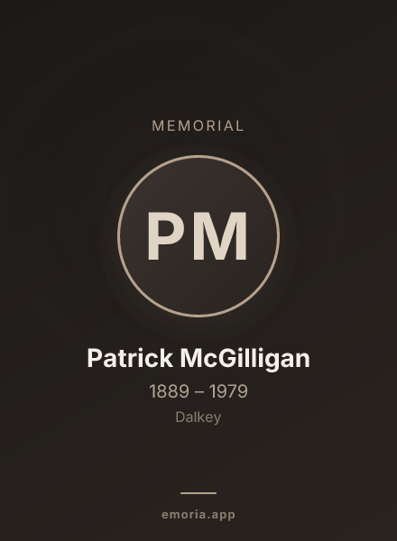 Memorial portrait of Patrick McGilligan