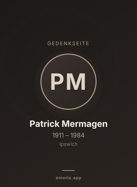 Gedenkportrait von Patrick Mermagen