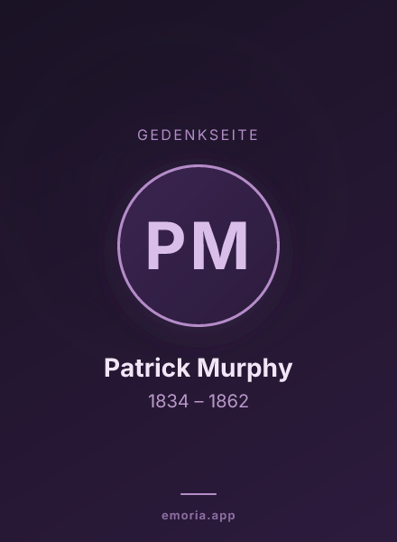 Gedenkportrait von Patrick Murphy