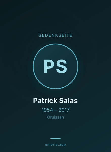 Gedenkportrait von Patrick Salas