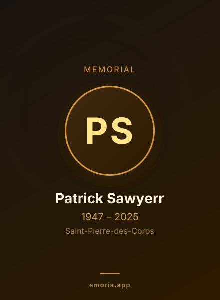 Memorial portrait of Patrick Sawyerr