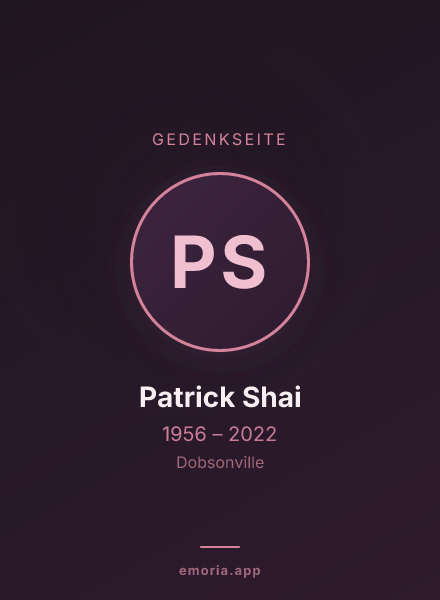 Gedenkportrait von Patrick Shai