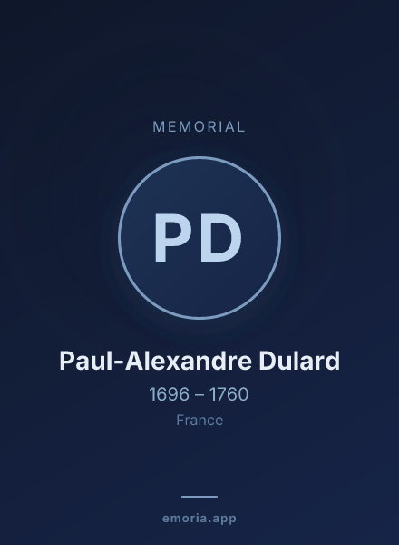 Memorial portrait of Paul-Alexandre Dulard