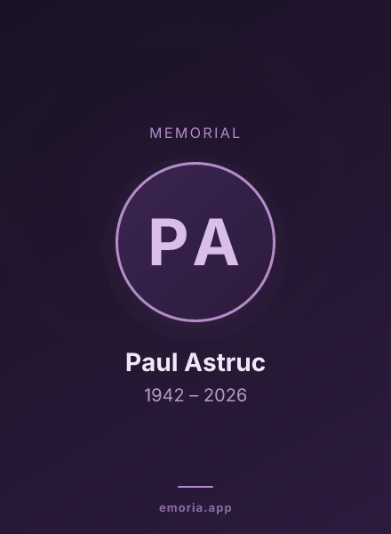 Memorial portrait of Paul Astruc