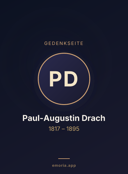 Gedenkportrait von Paul-Augustin Drach