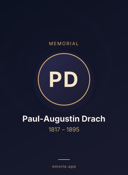 Memorial portrait of Paul-Augustin Drach