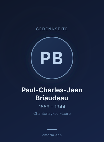 Gedenkportrait von Paul-Charles-Jean Briaudeau