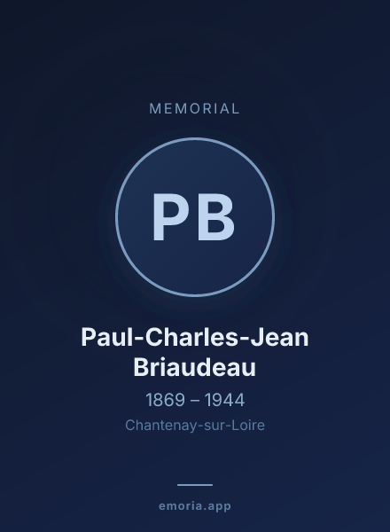 Memorial portrait of Paul-Charles-Jean Briaudeau
