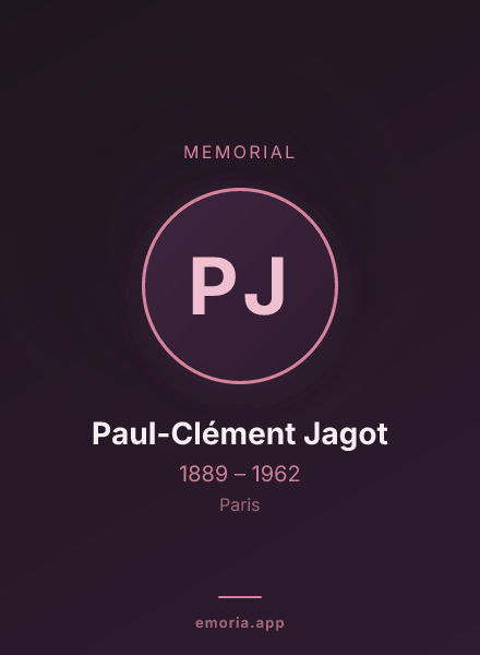 Memorial portrait of Paul-Clément Jagot