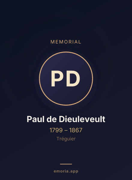 Memorial portrait of Paul de Dieuleveult