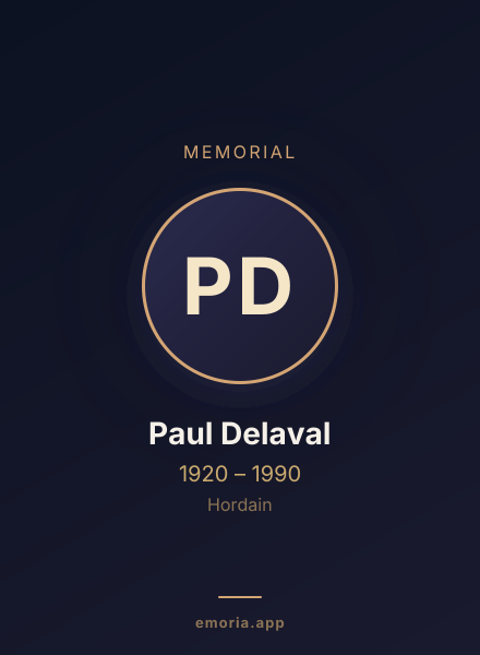 Memorial portrait of Paul Delaval