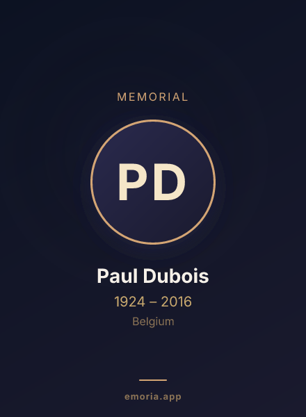 Memorial portrait of Paul Dubois